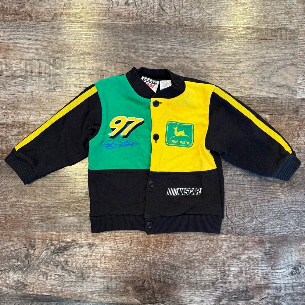 Roush Racing Chad Little NASCAR John Deere Baby Jacket Sweatshirt 12 Month
